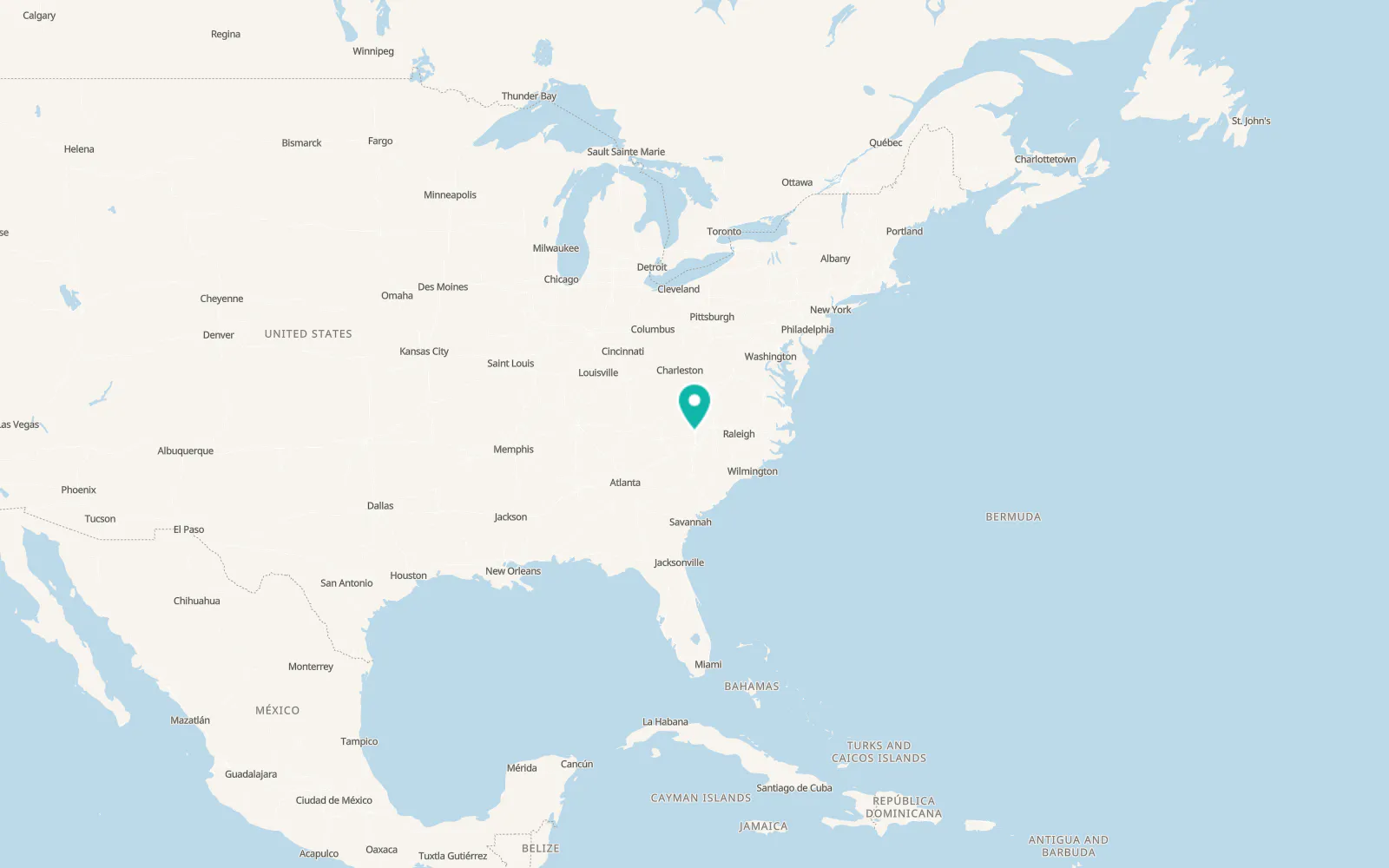 Map of Statesville