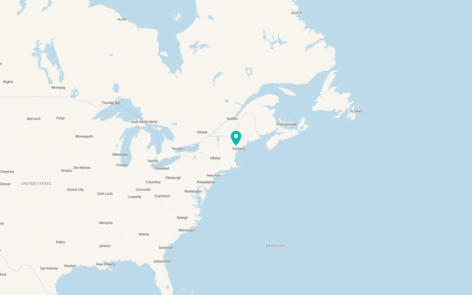 Map of Steep Falls