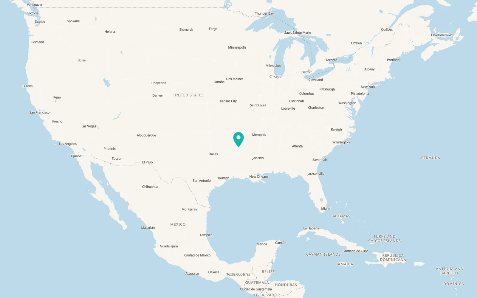 Map of Stephens
