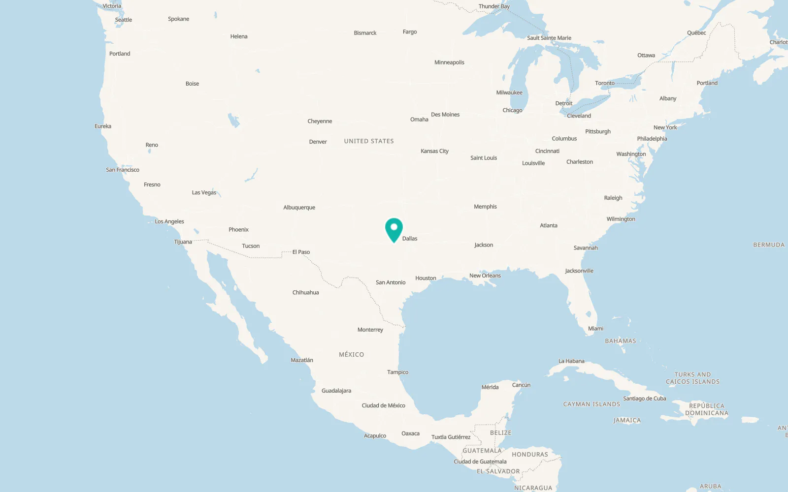 Map of Stephenville