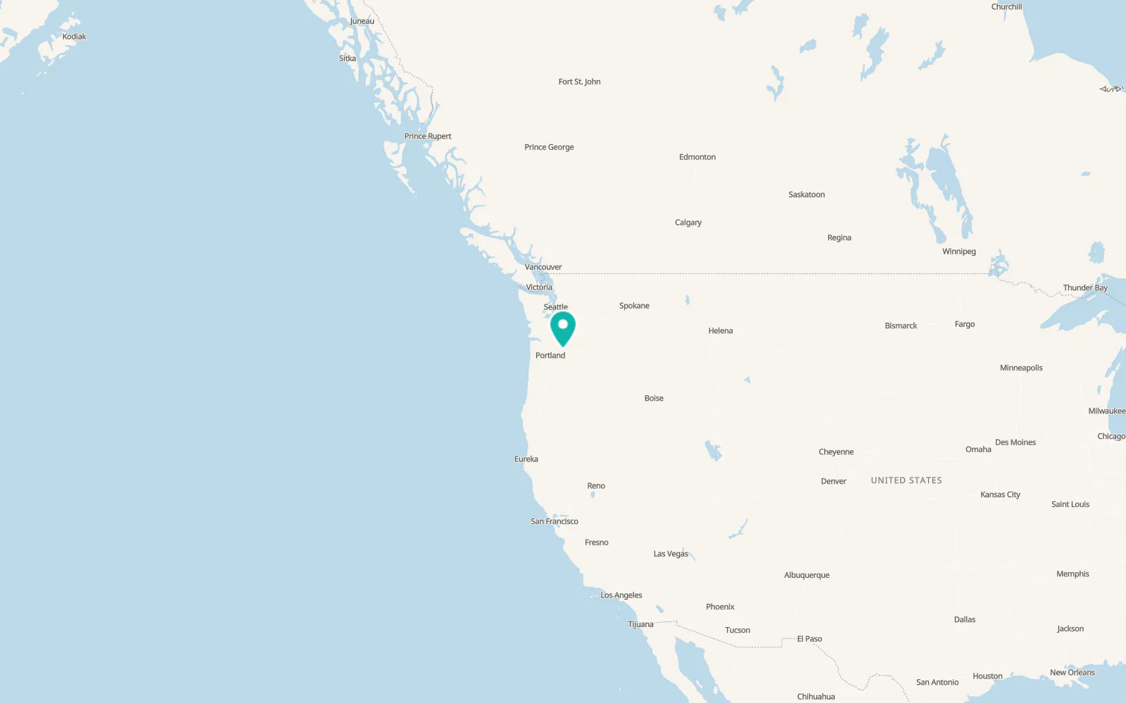 Map of Stevenson