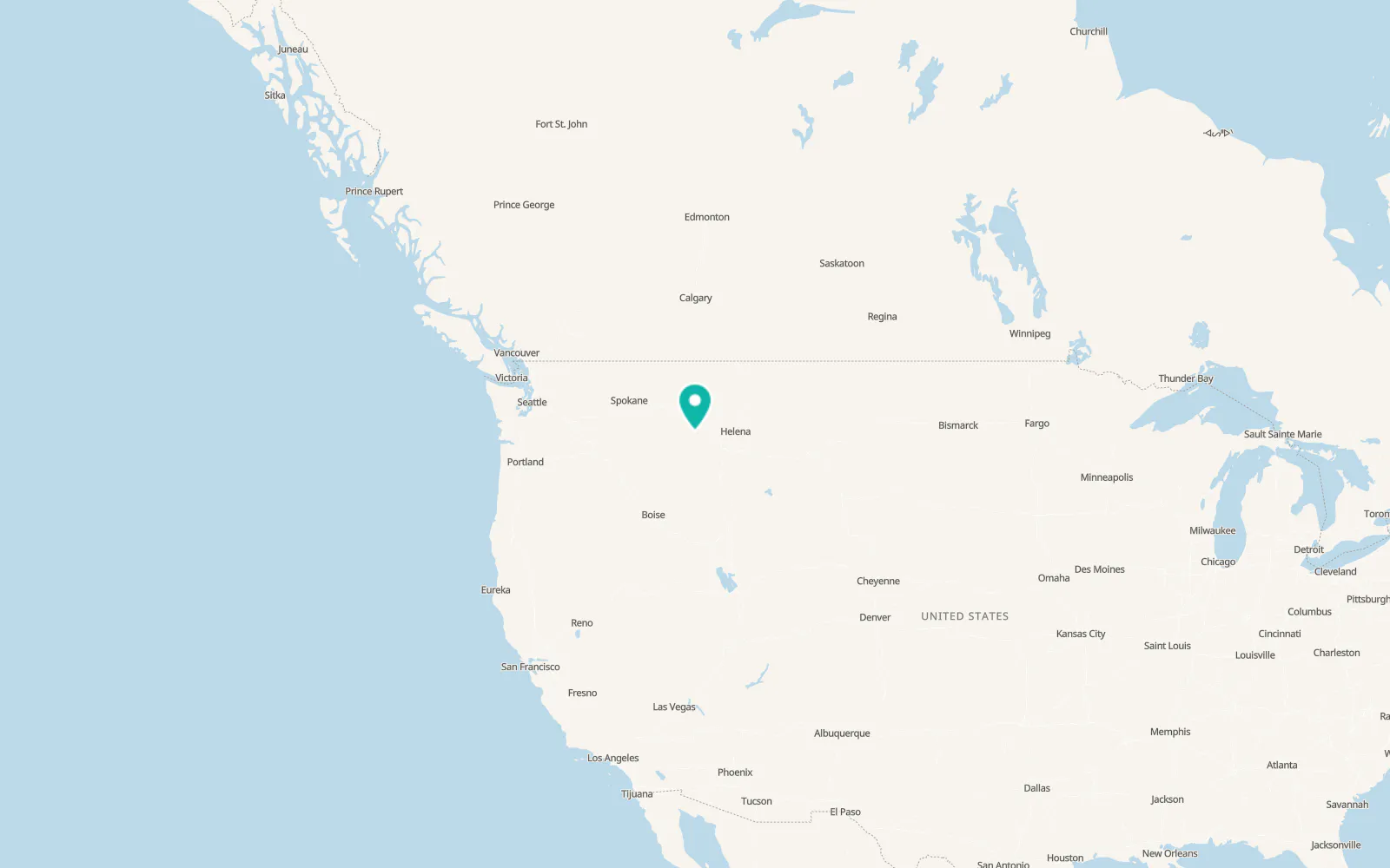 Map of Stevensville