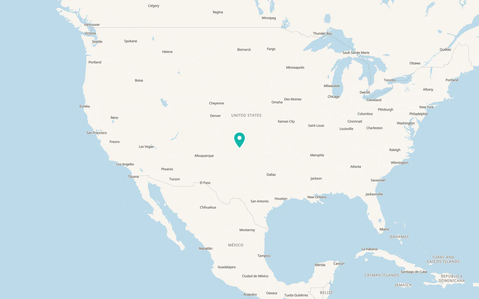 Map of Stinnett