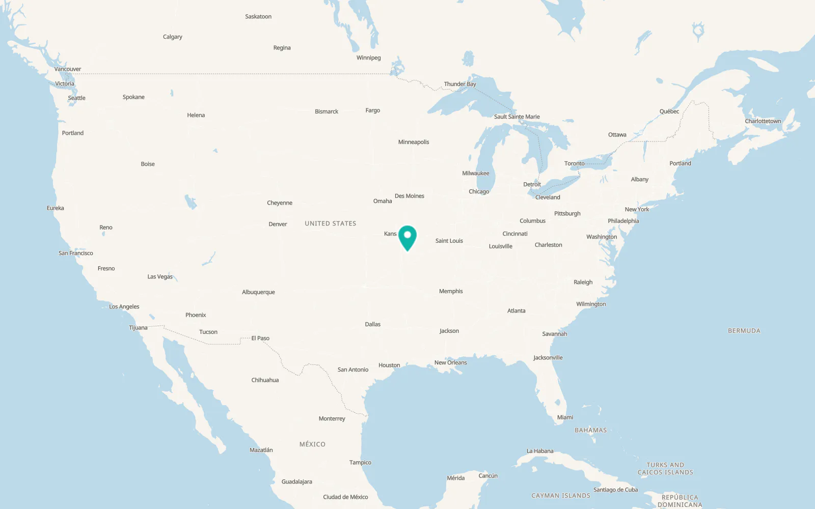 Map of Stockton