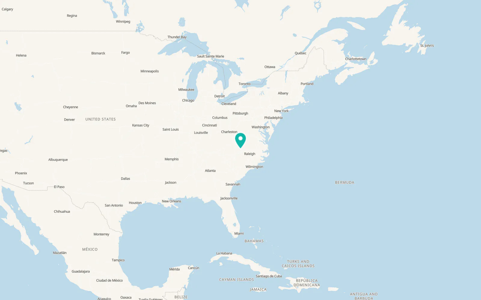 Map of Stokesdale