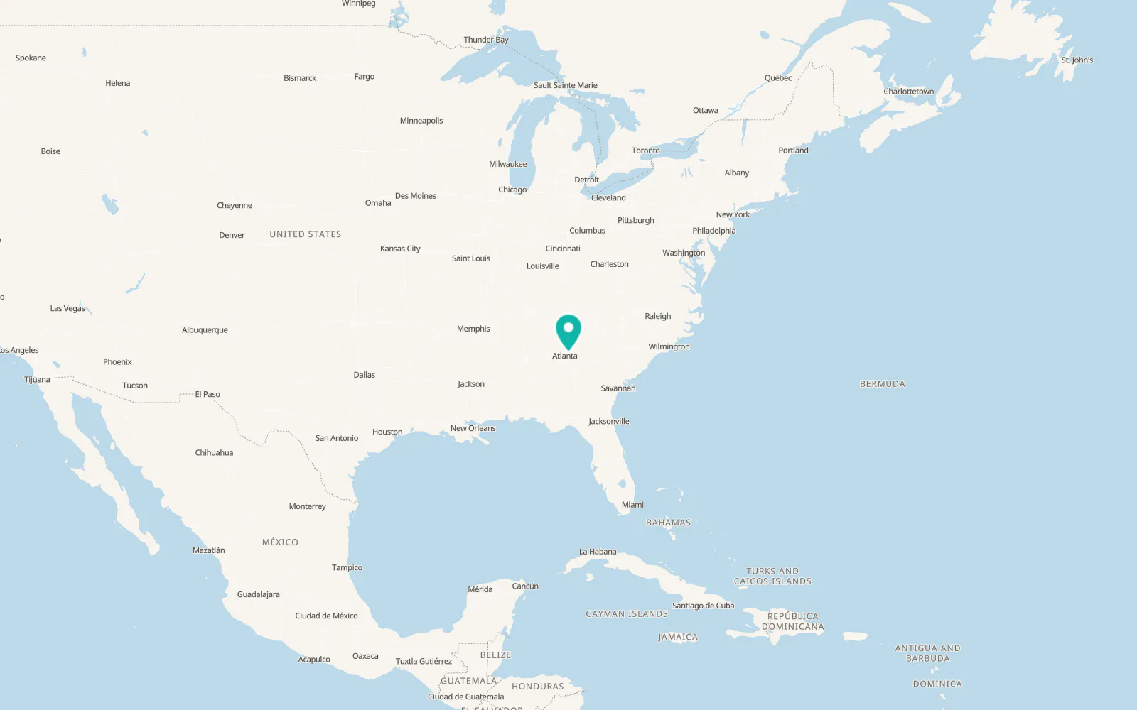 Map of Stone Mountain
