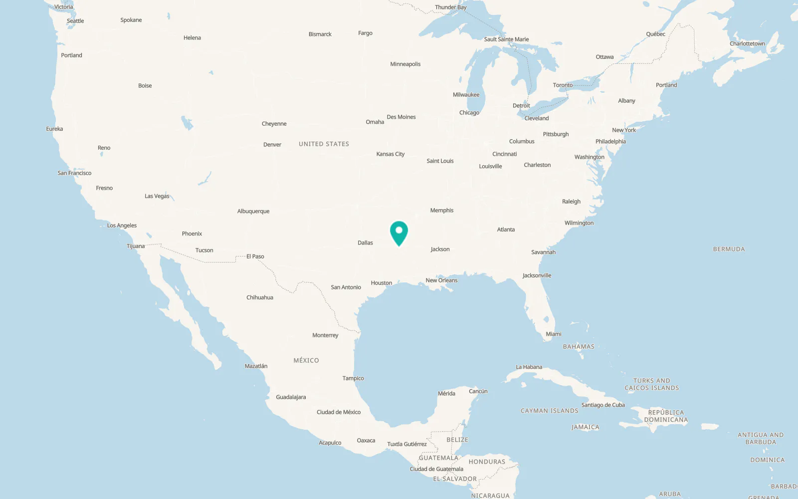 Map of Stonewall