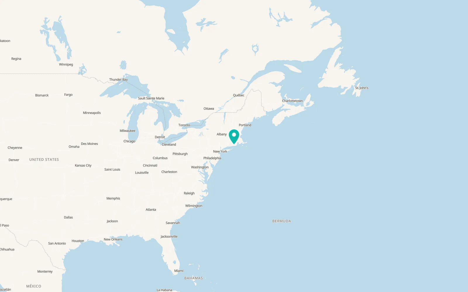 Map of Stonington