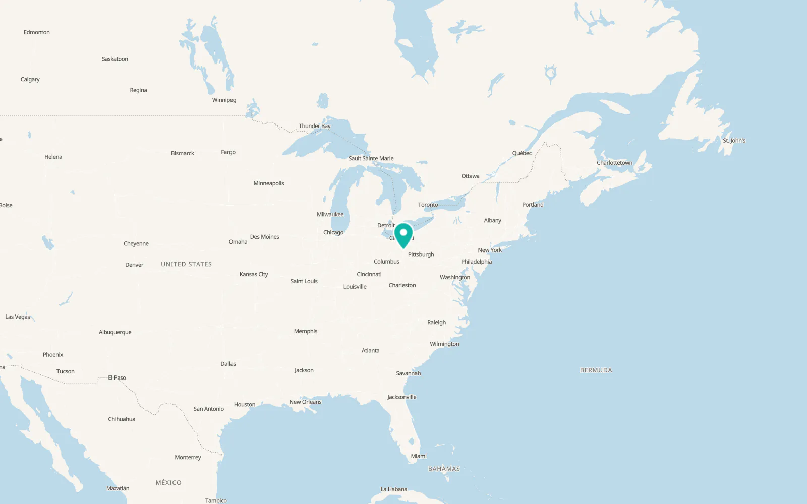 Map of Strasburg