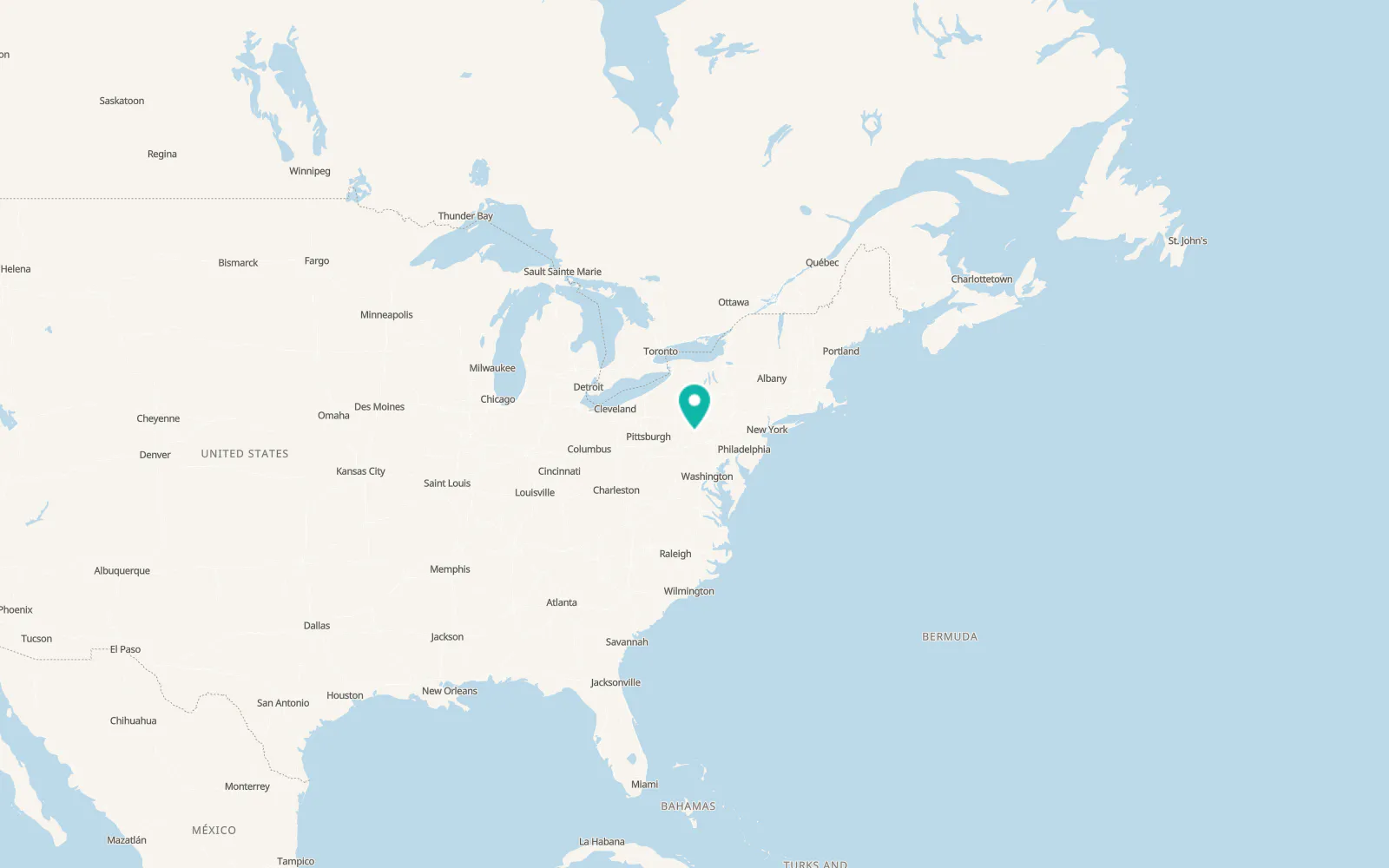 Map of Strodes Mills