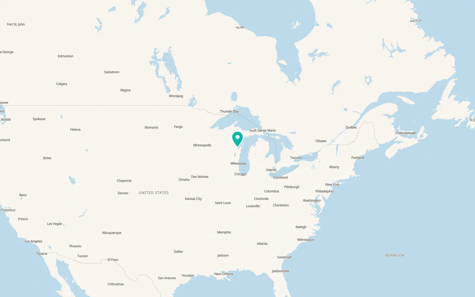 Map of Suamico