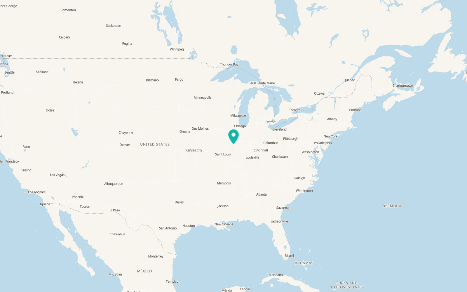 Map of Sullivan
