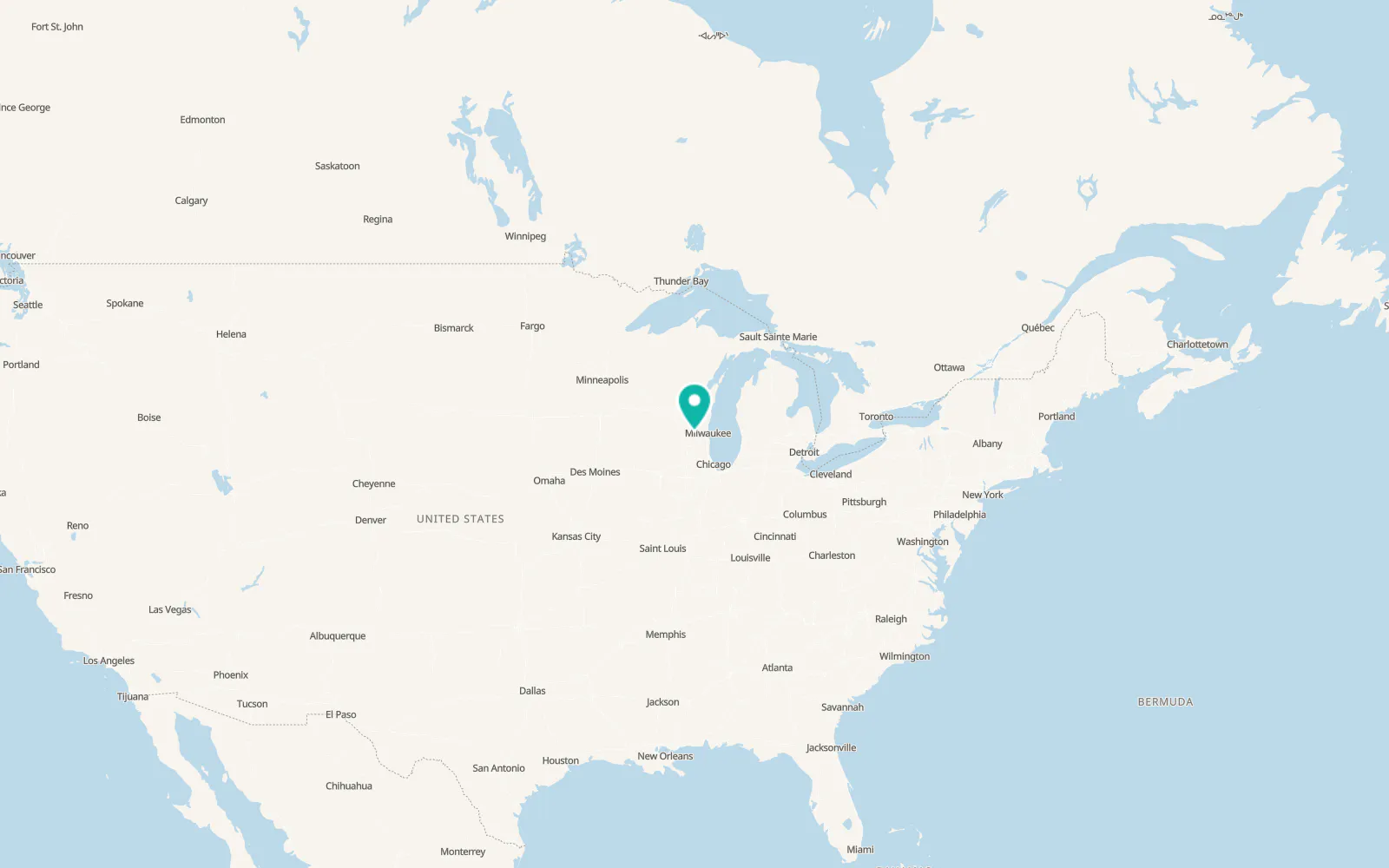 Map of Sullivan