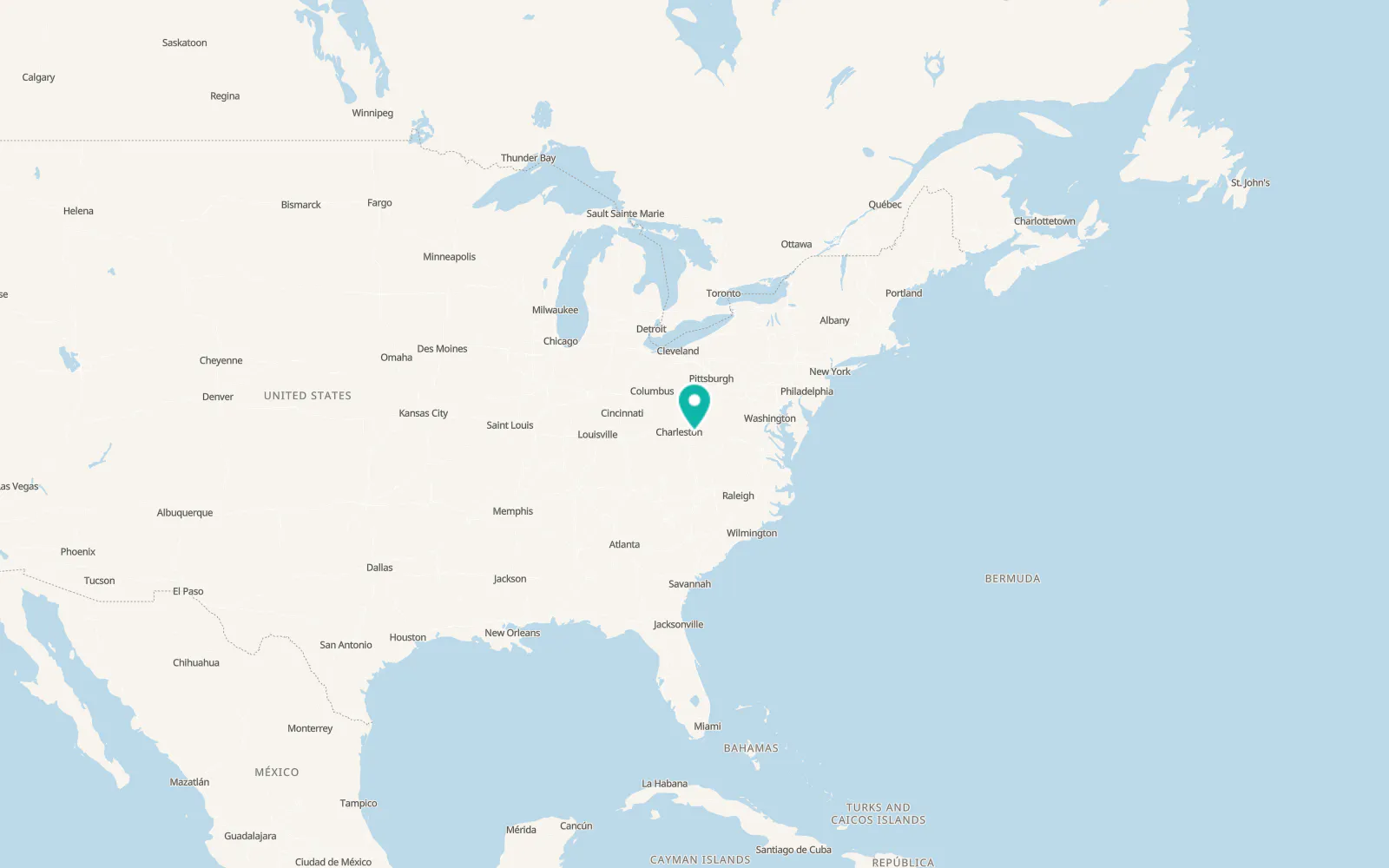 Map of Summersville