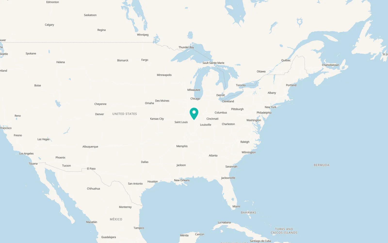 Map of Sumner