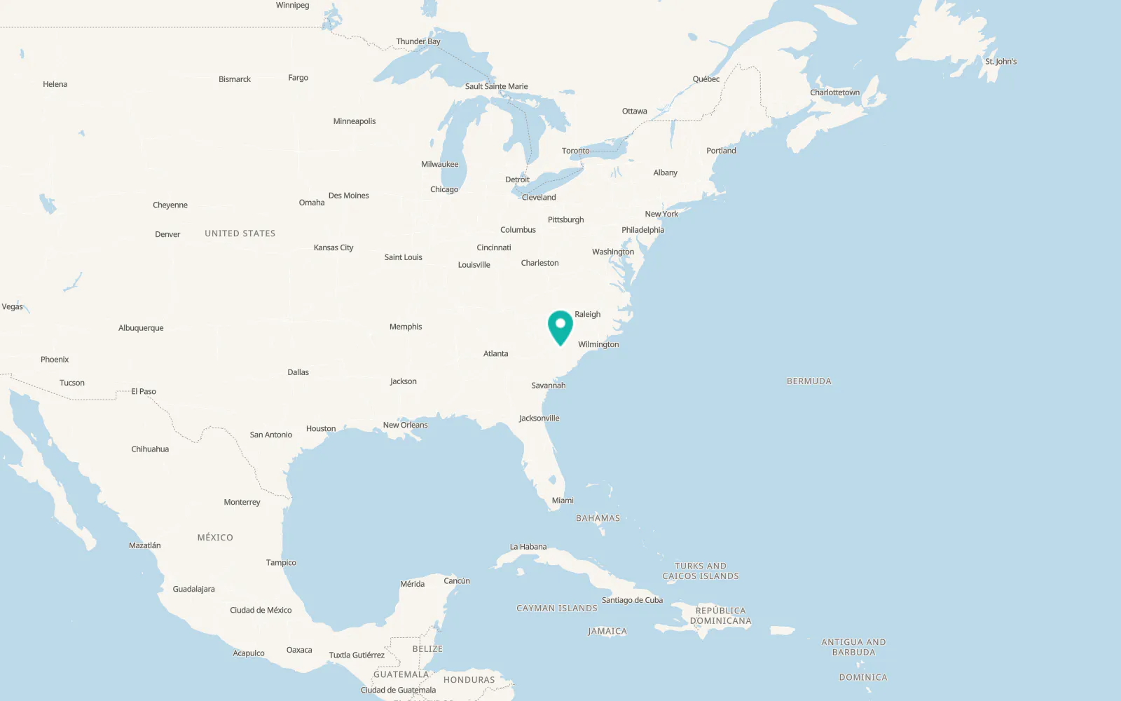 Map of Sumter