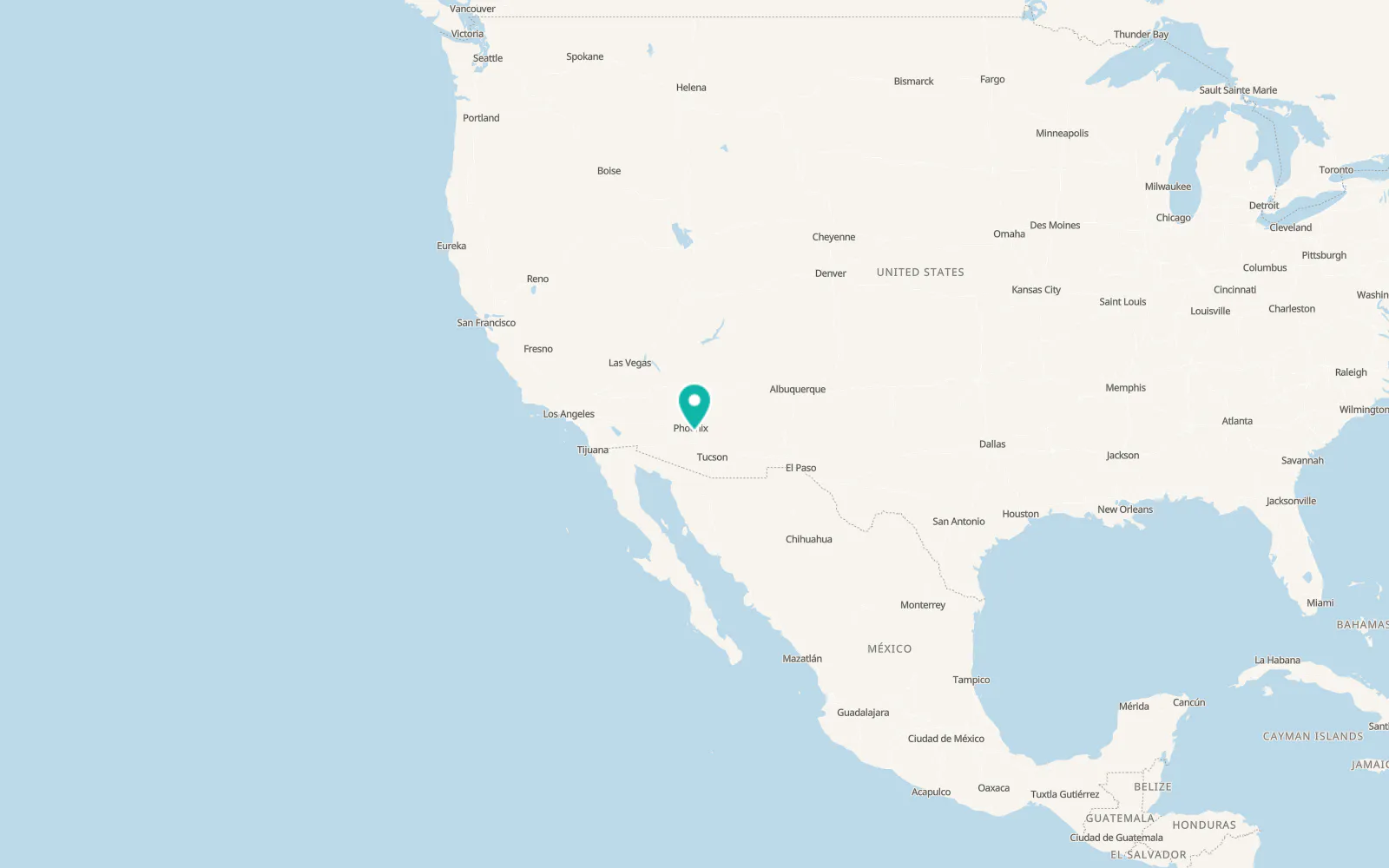 Map of Sun Lakes