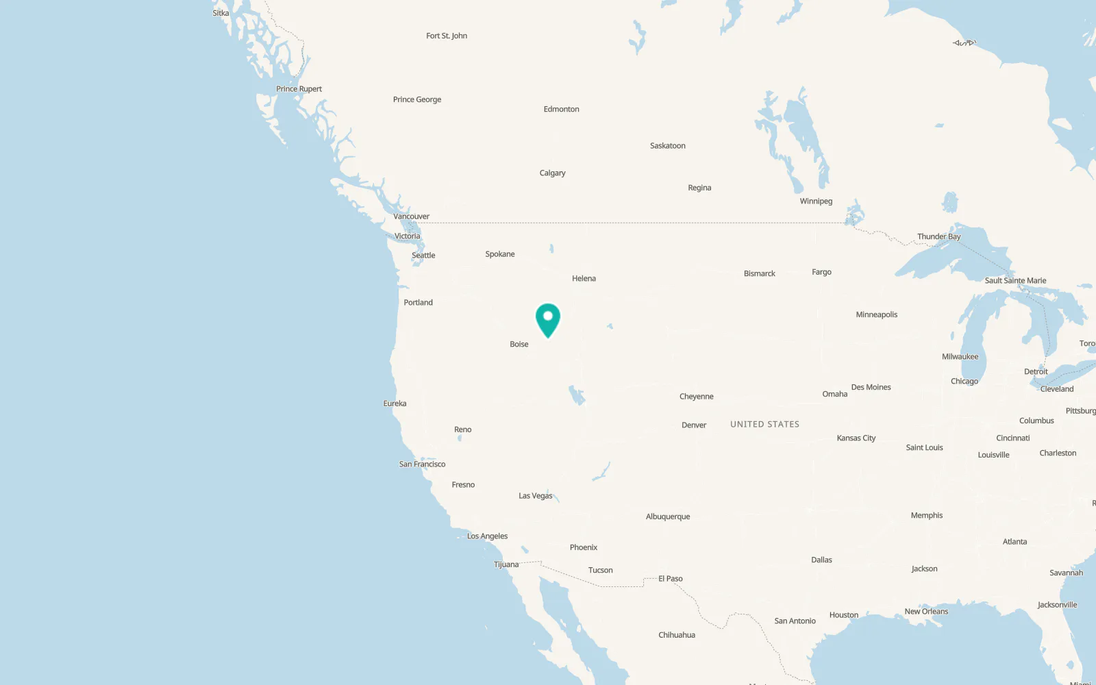 Map of Sun Valley
