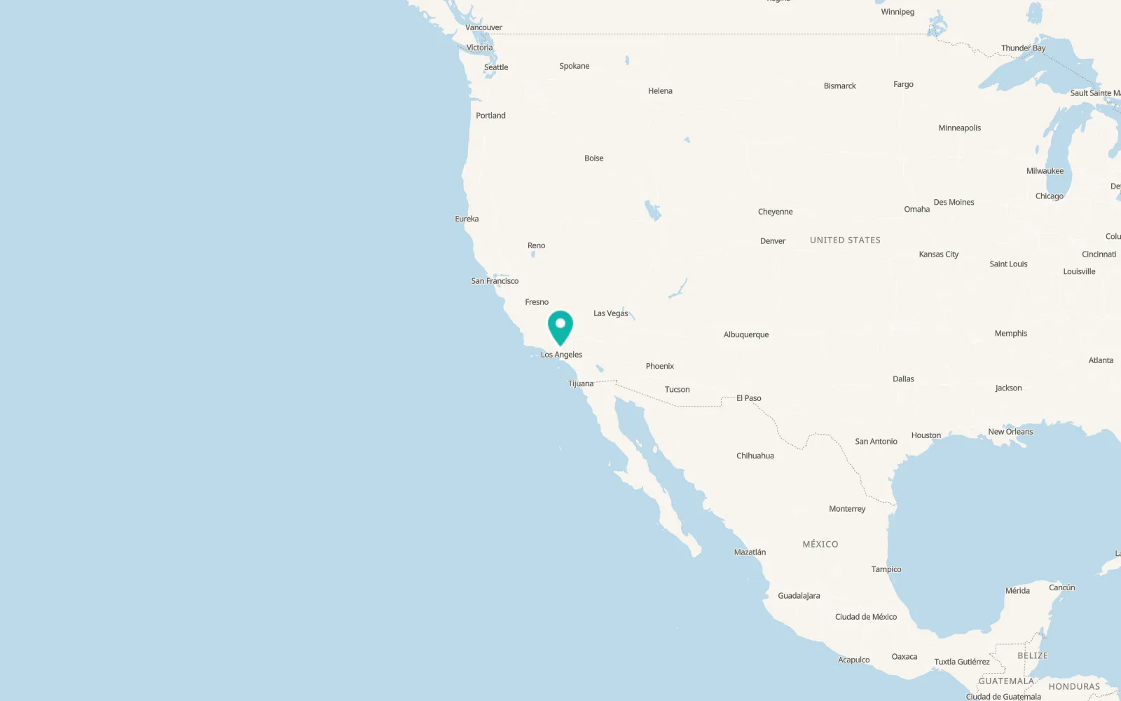 Map of Sunland