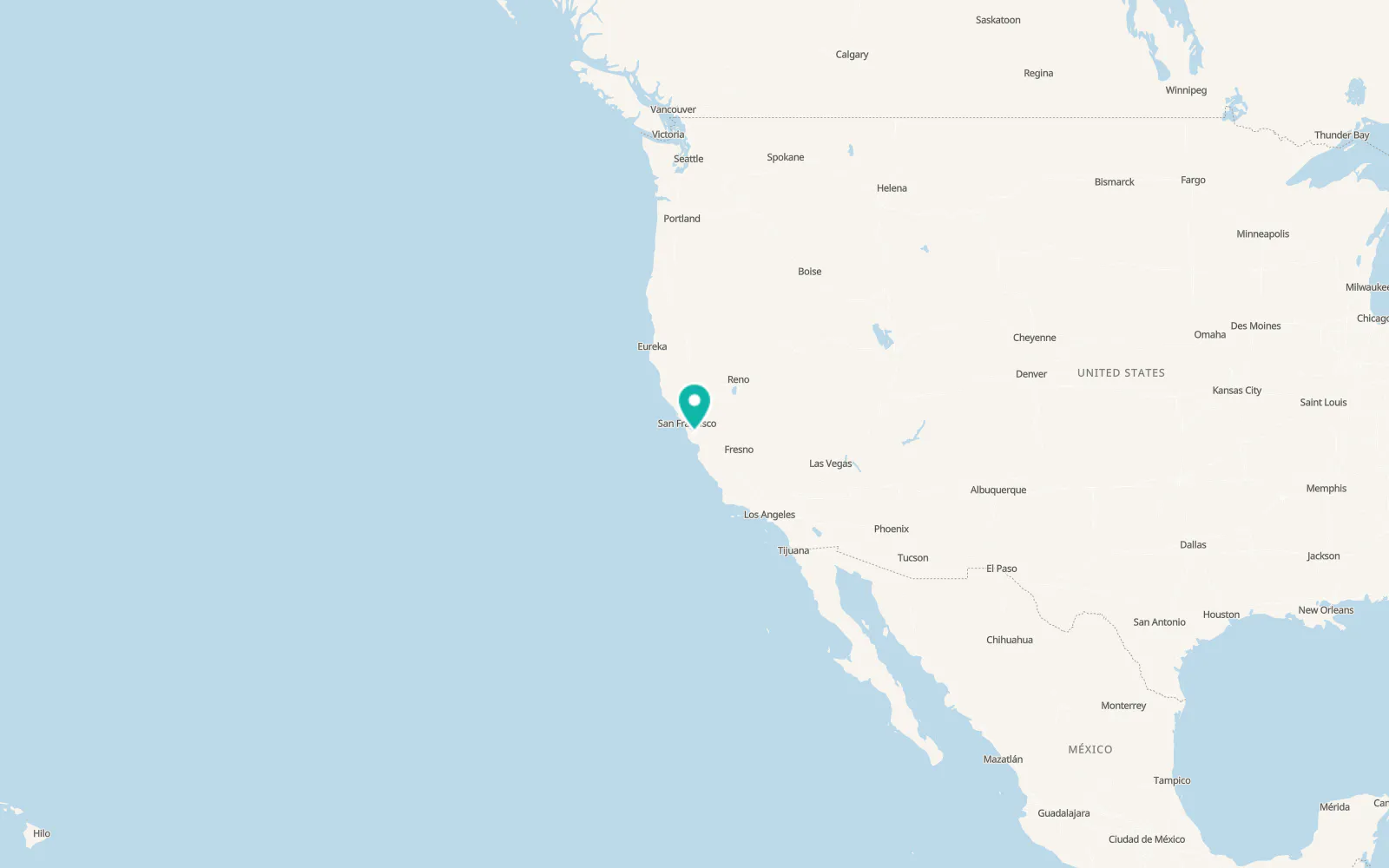 Map of Sunnyvale