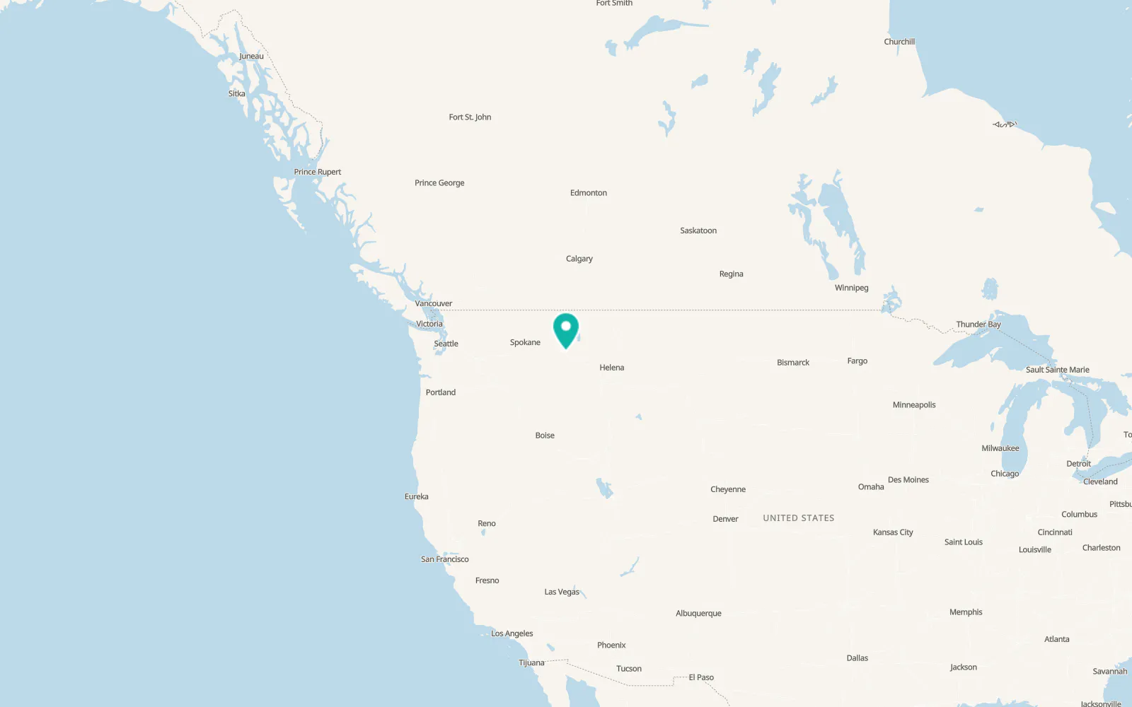 Map of Superior