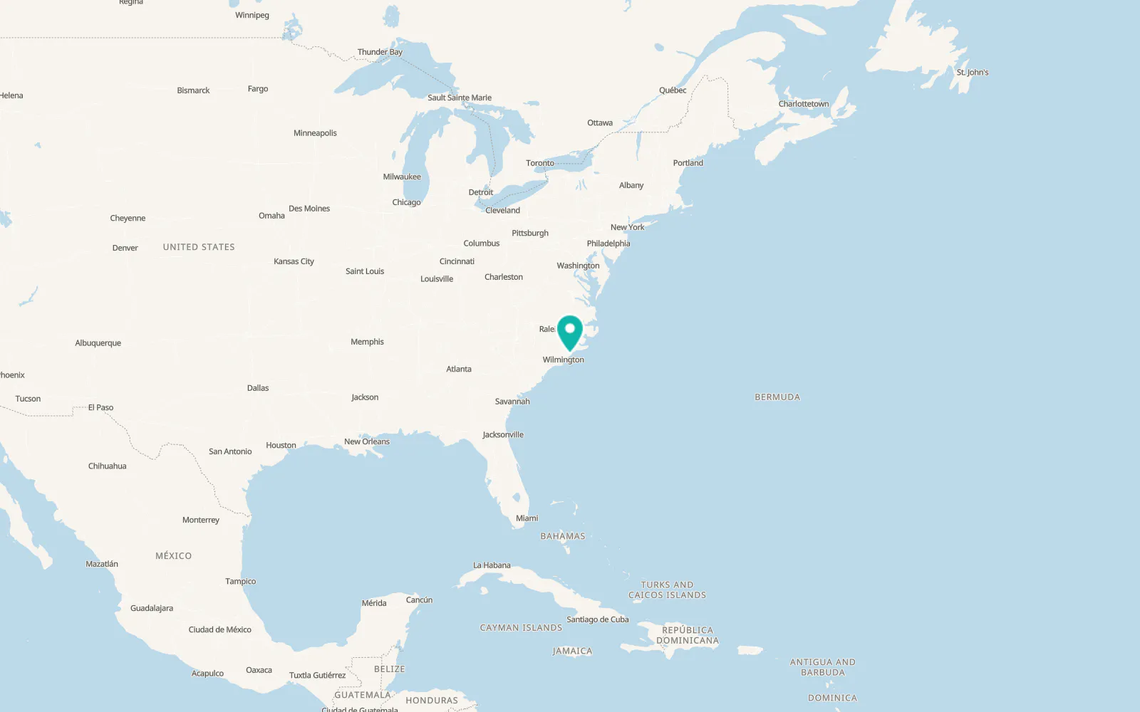 Map of Surf City