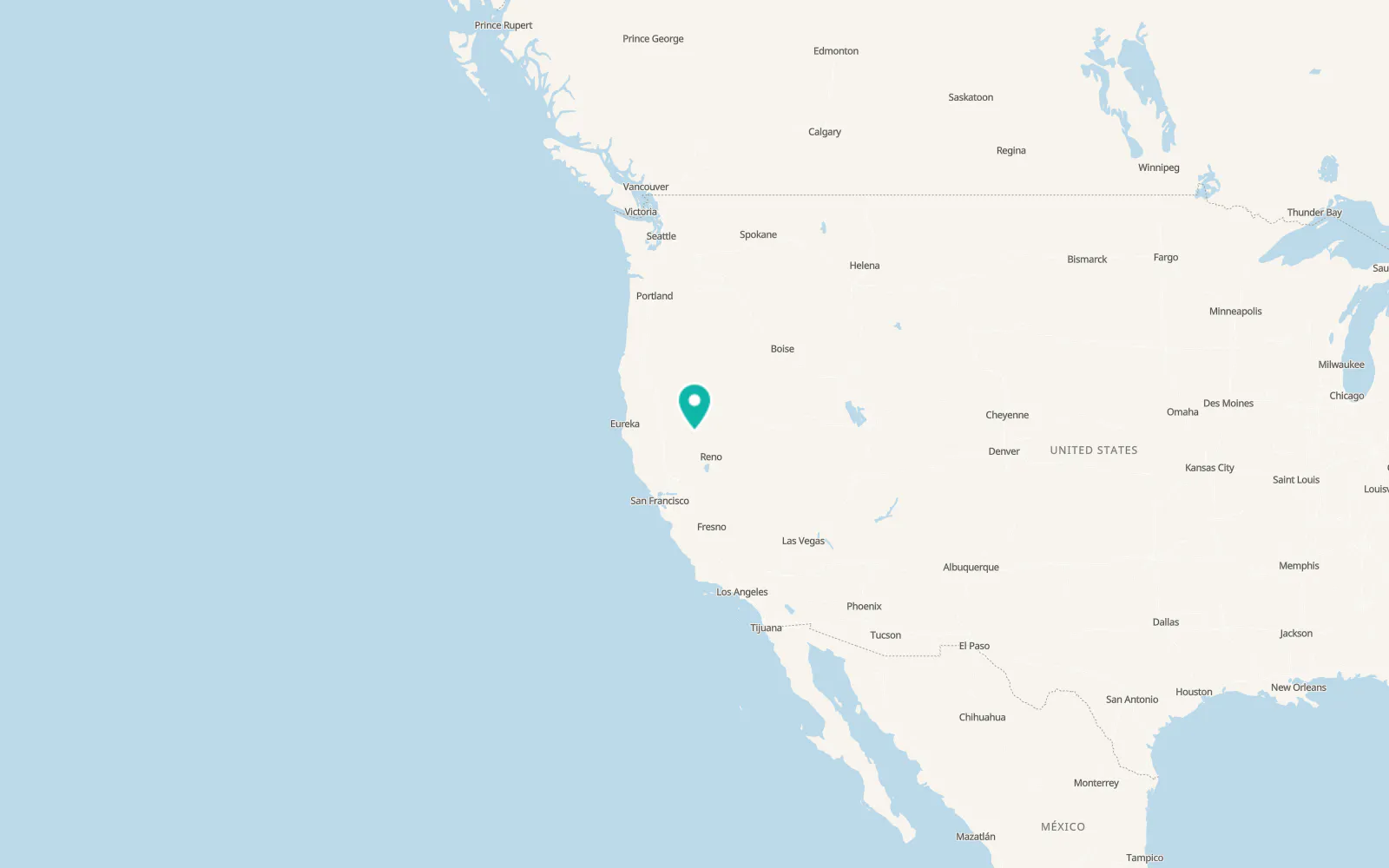 Map of Susanville