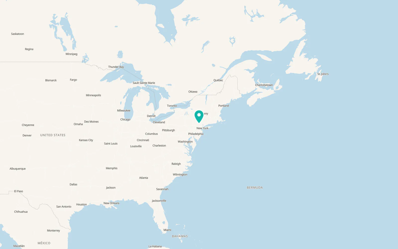 Map of Sussex