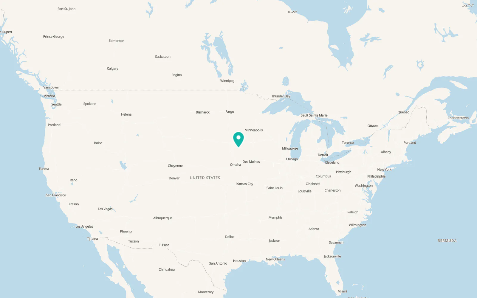 Map of Sutherland