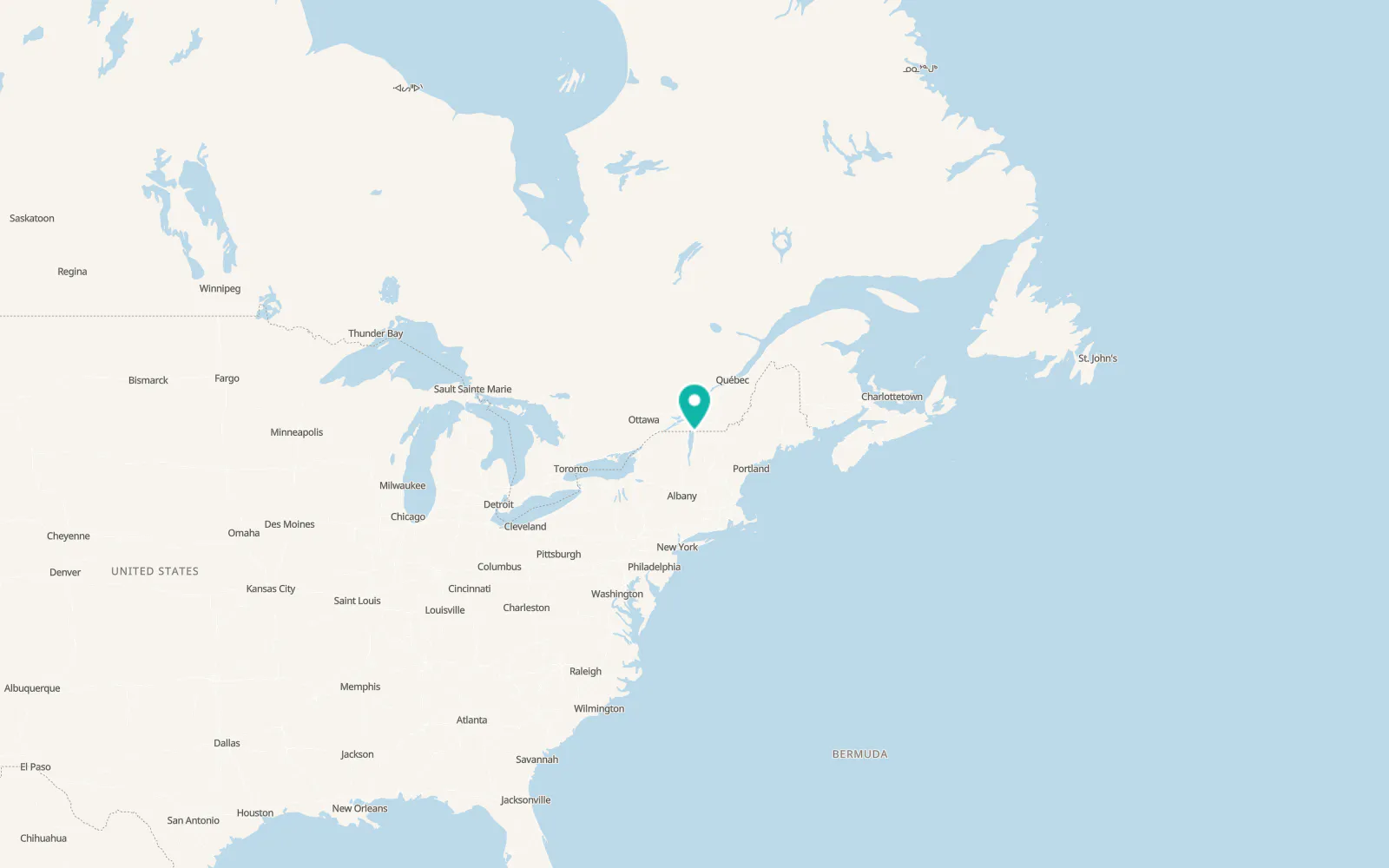 Map of Swanton