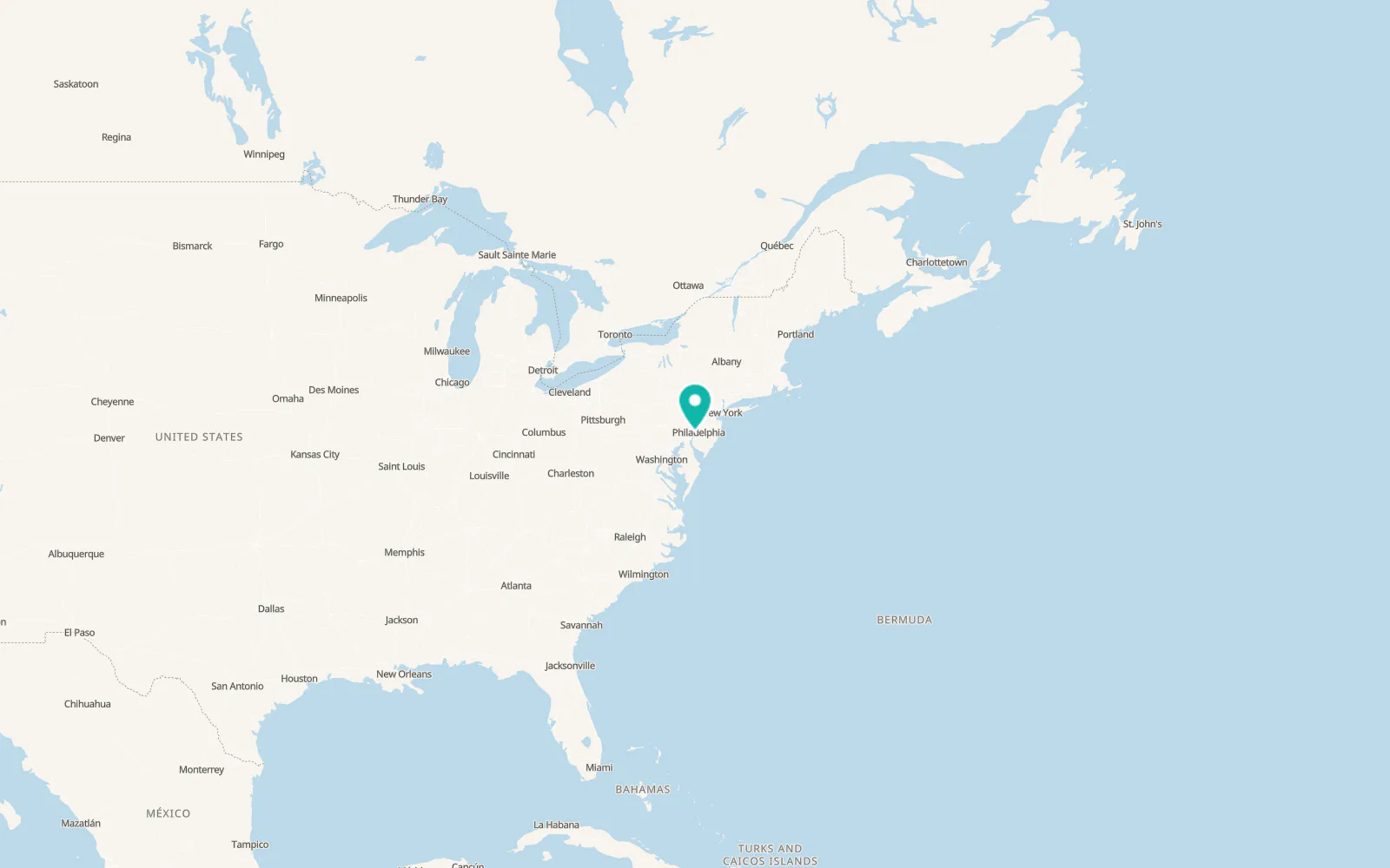 Map of Swarthmore