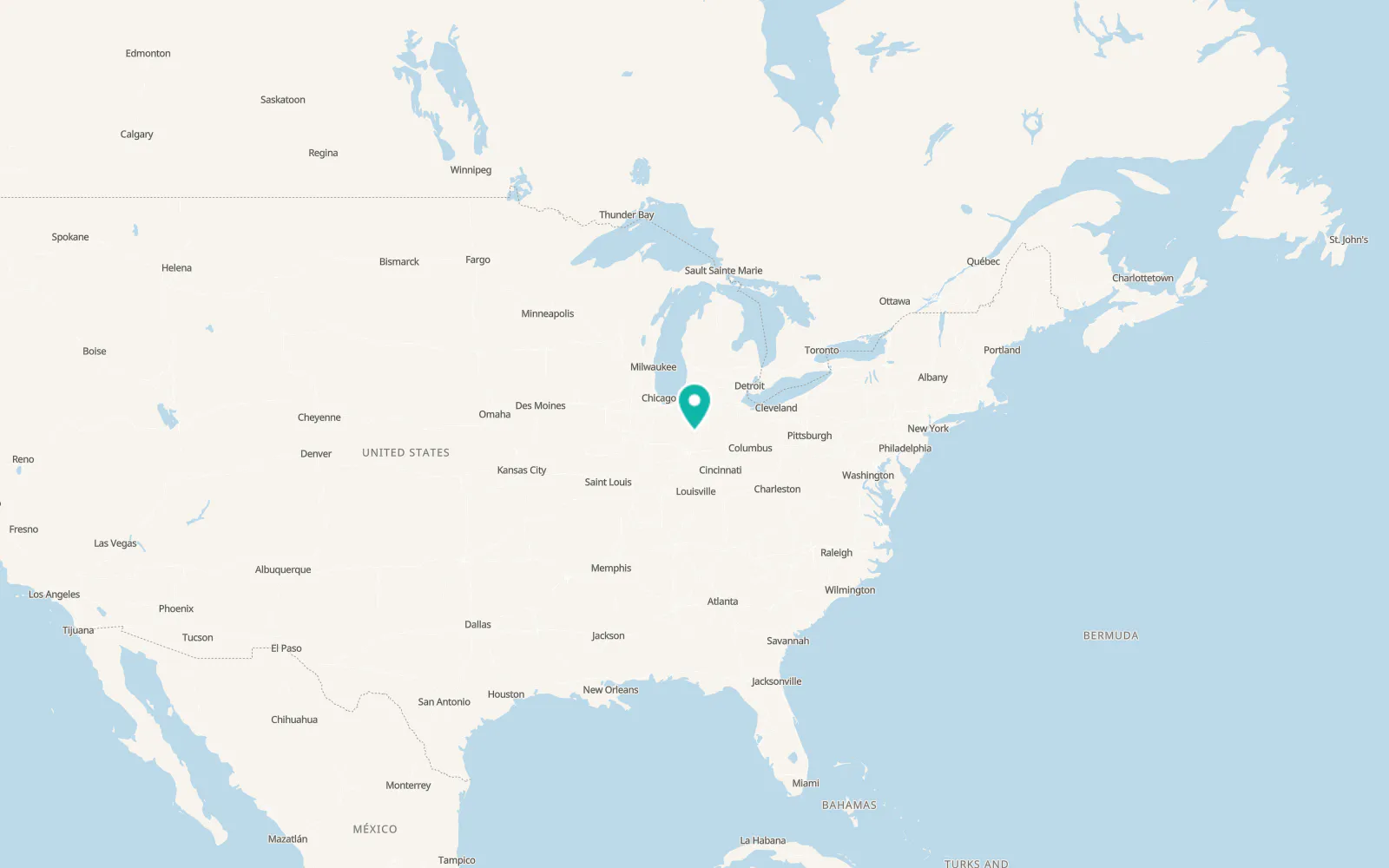 Map of Swayzee