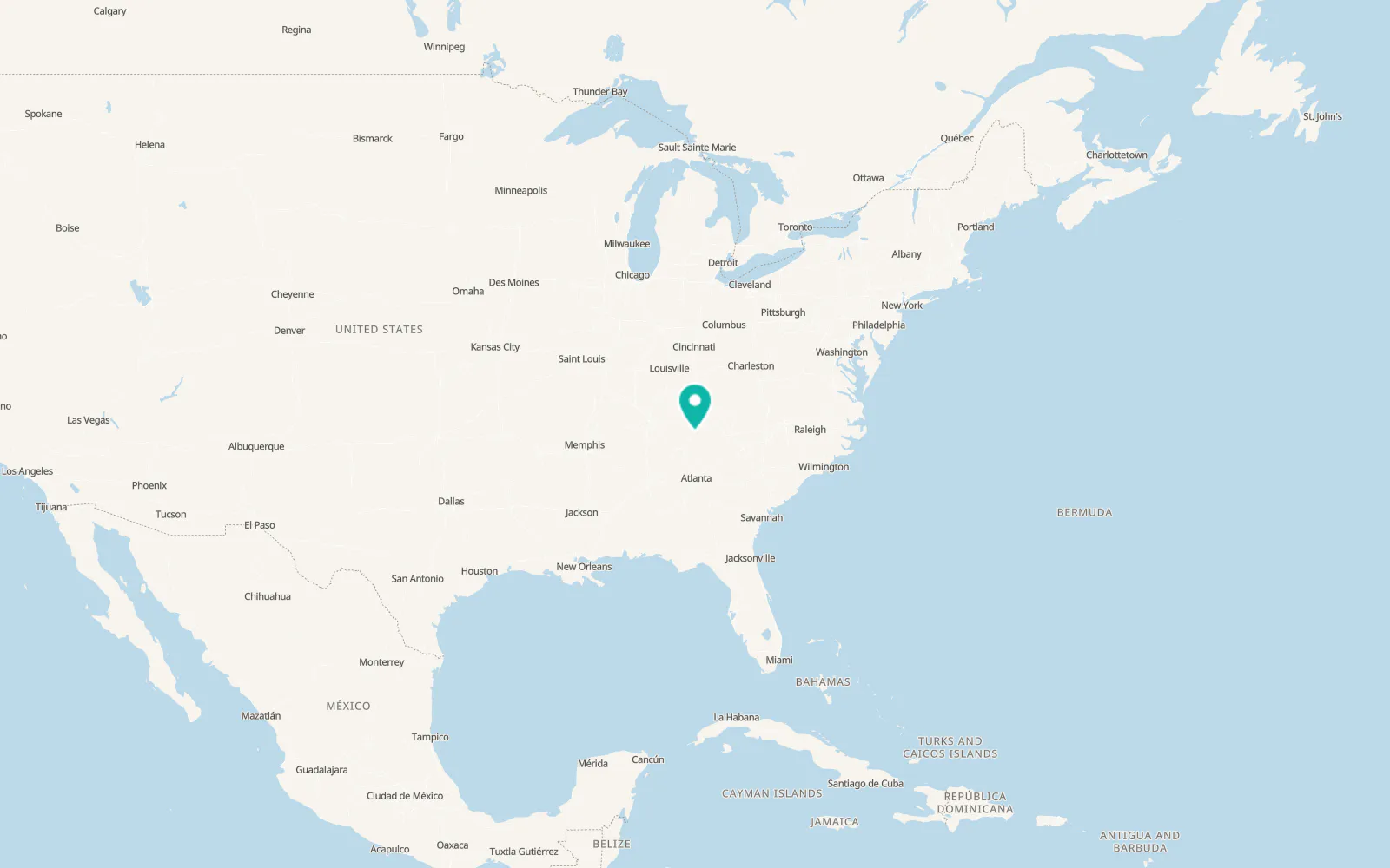 Map of Sweetwater
