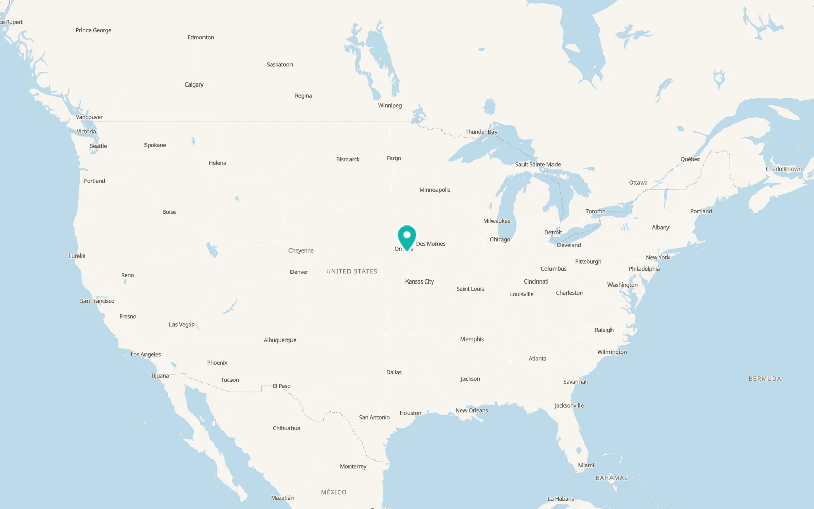 Map of Tabor