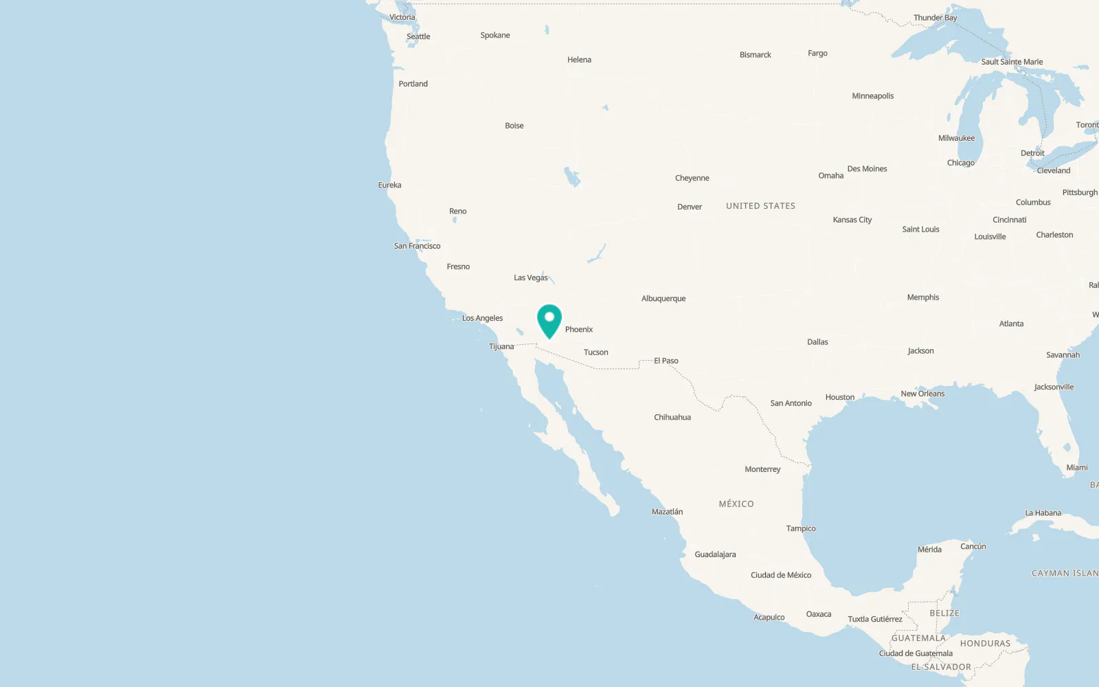 Map of Tacna