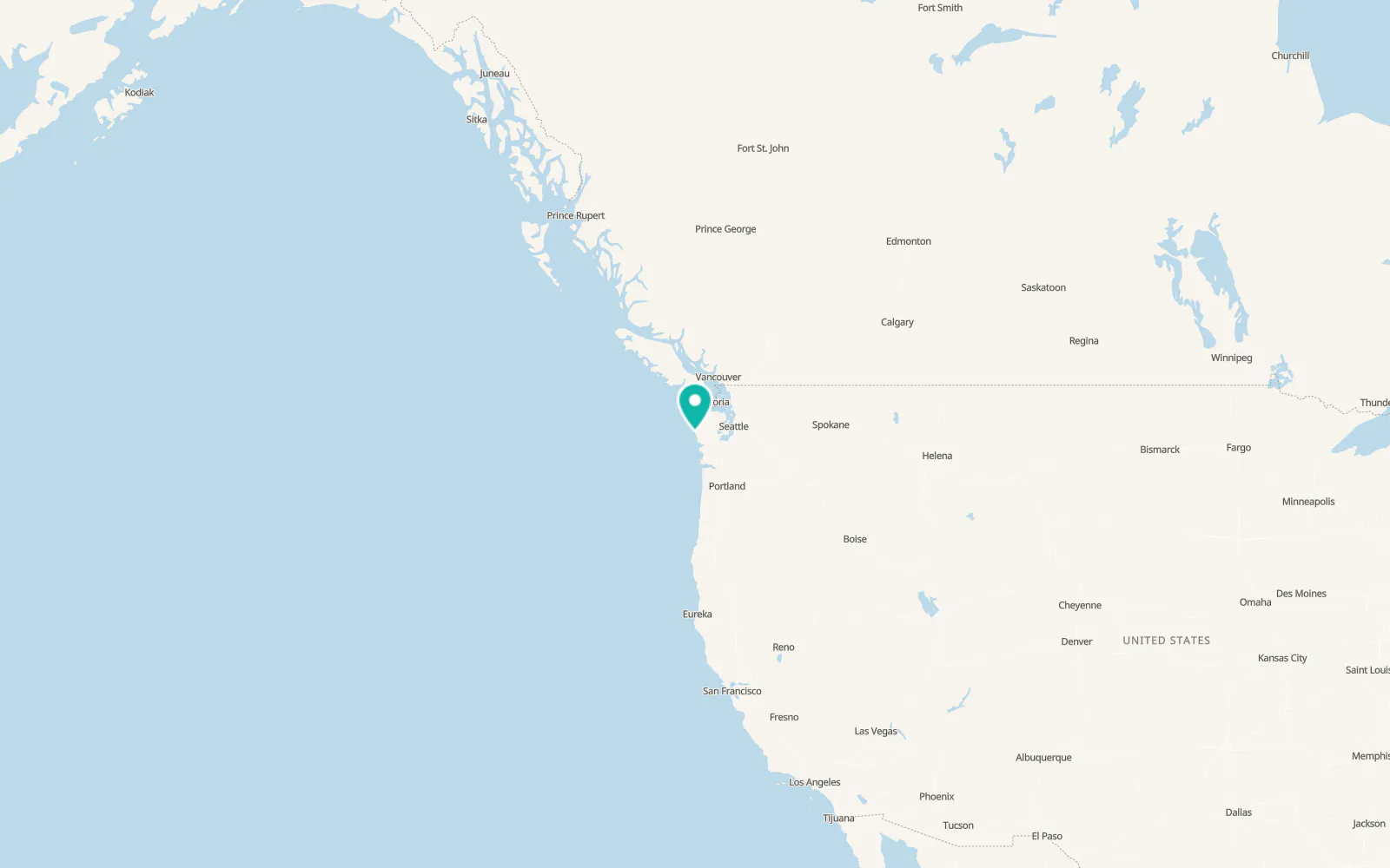 Map of Taholah