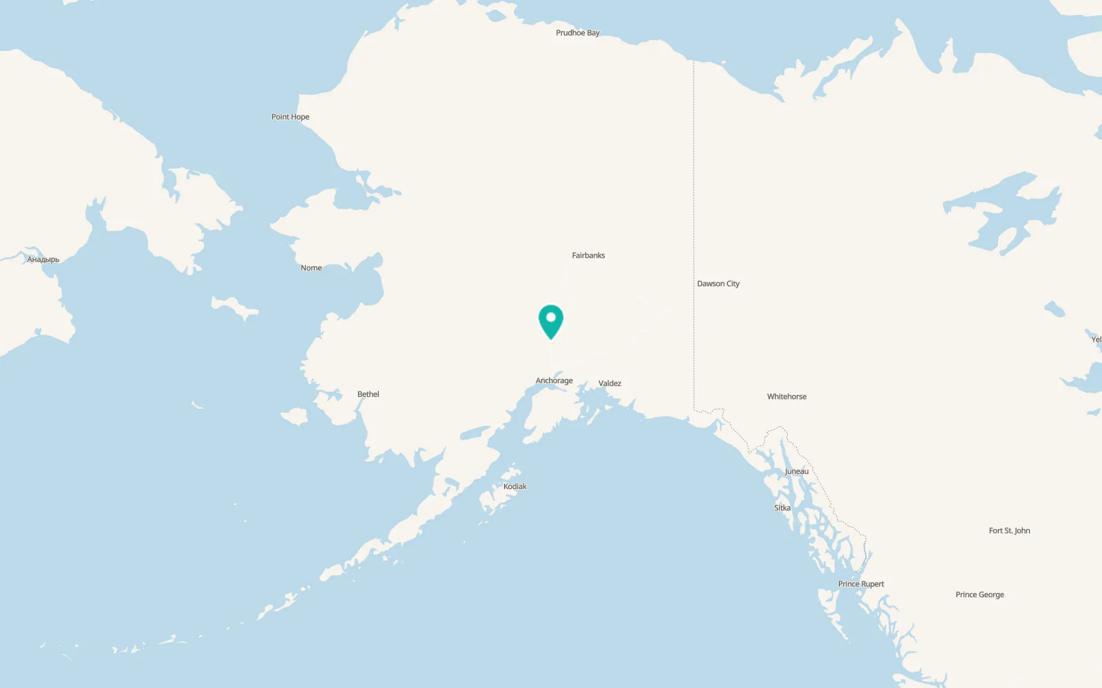 Map of Talkeetna
