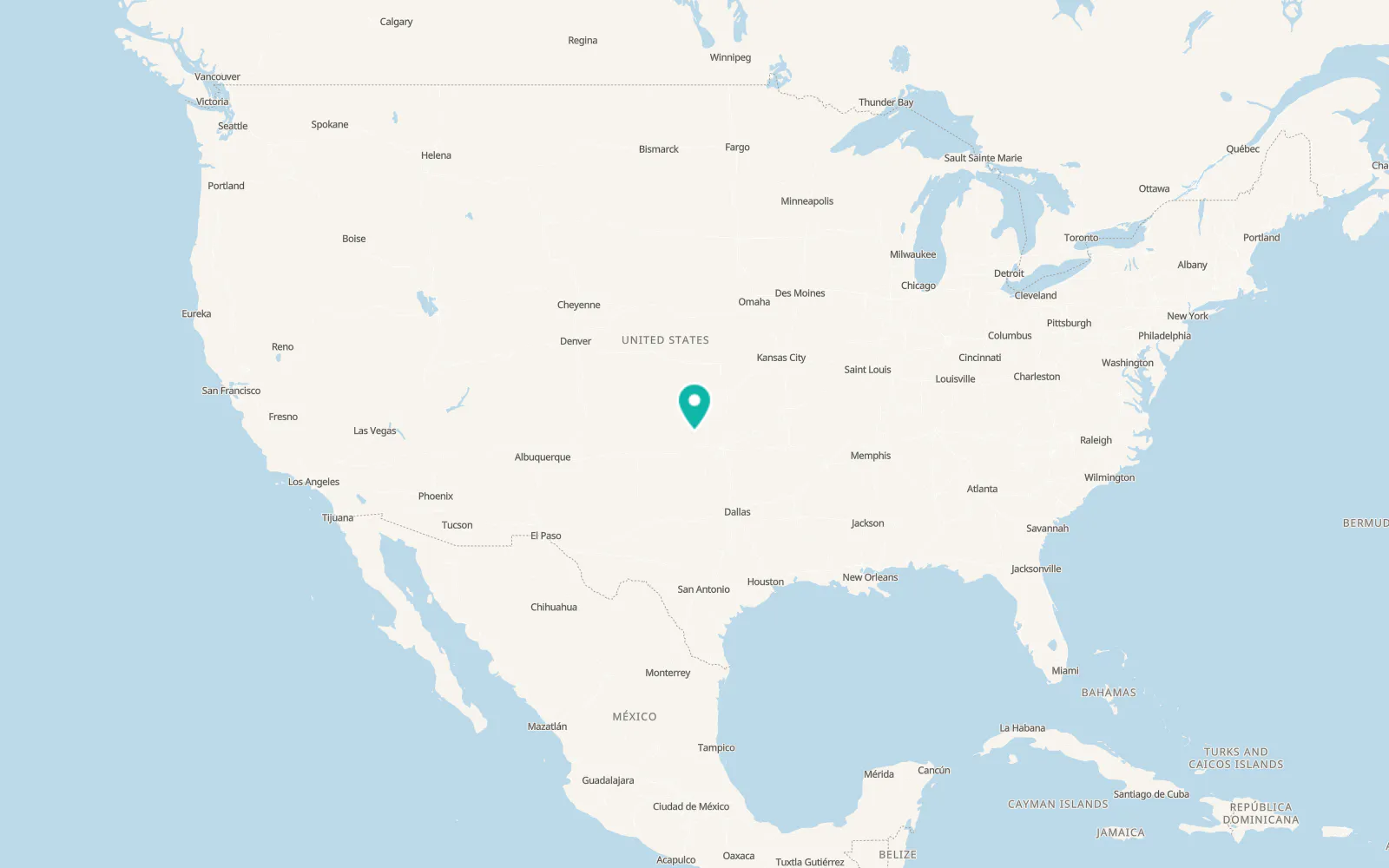 Map of Taloga
