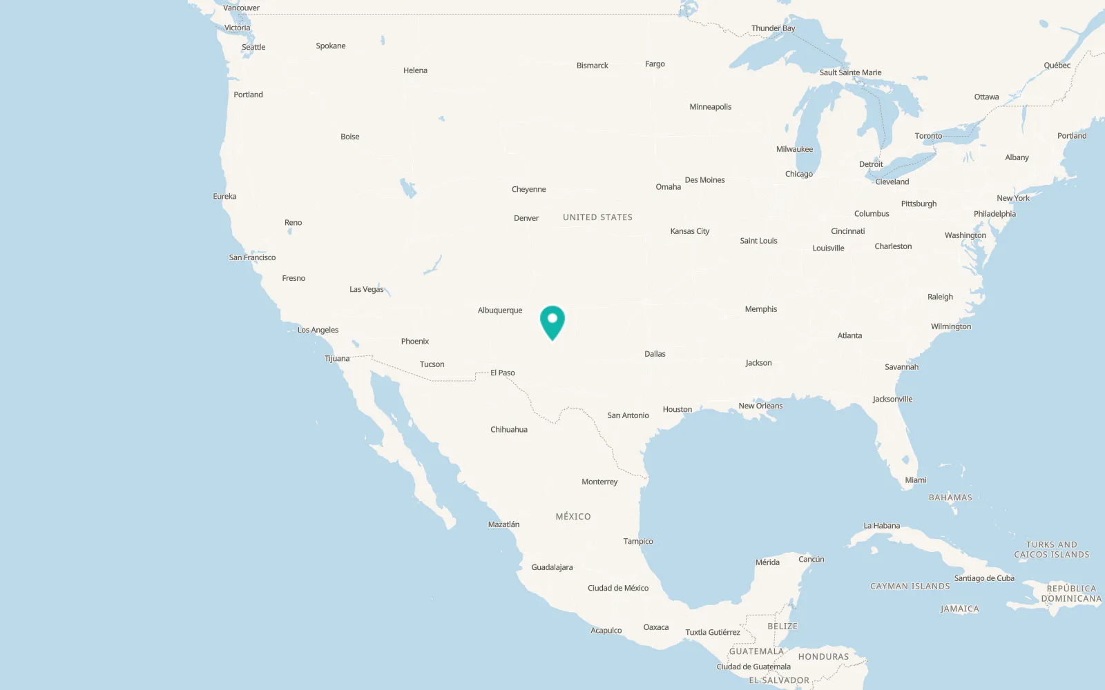 Map of Tatum
