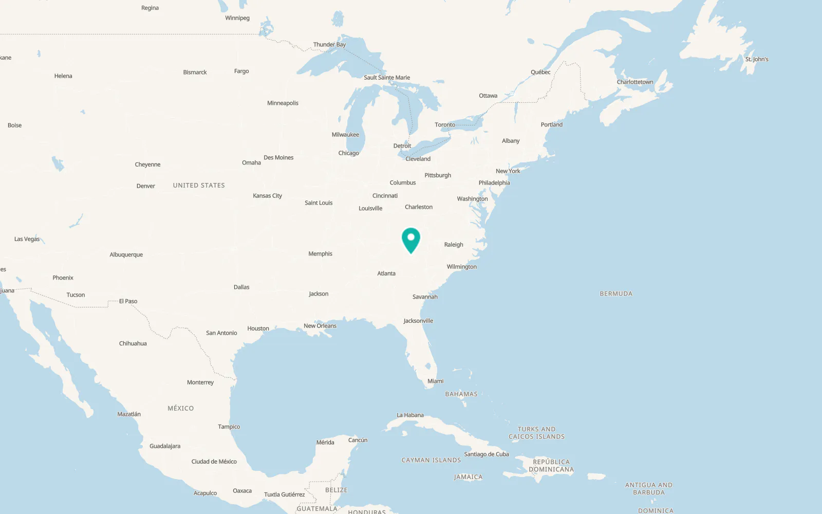 Map of Taylors