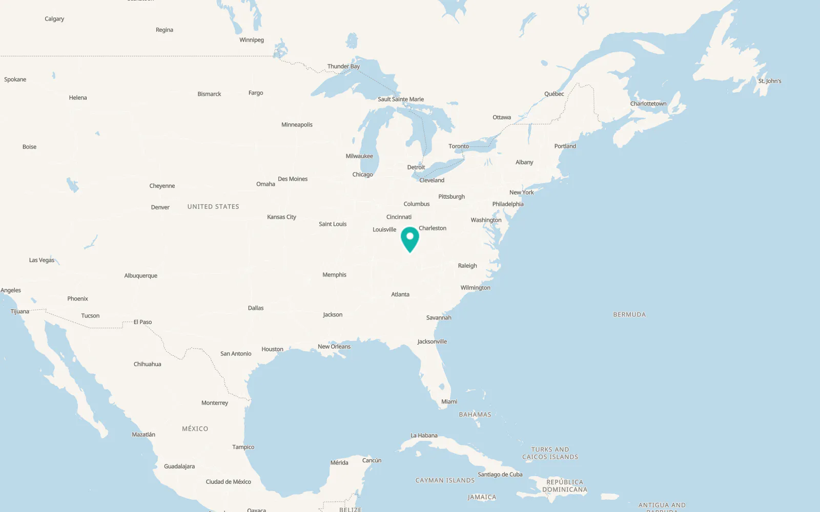 Map of Tazewell