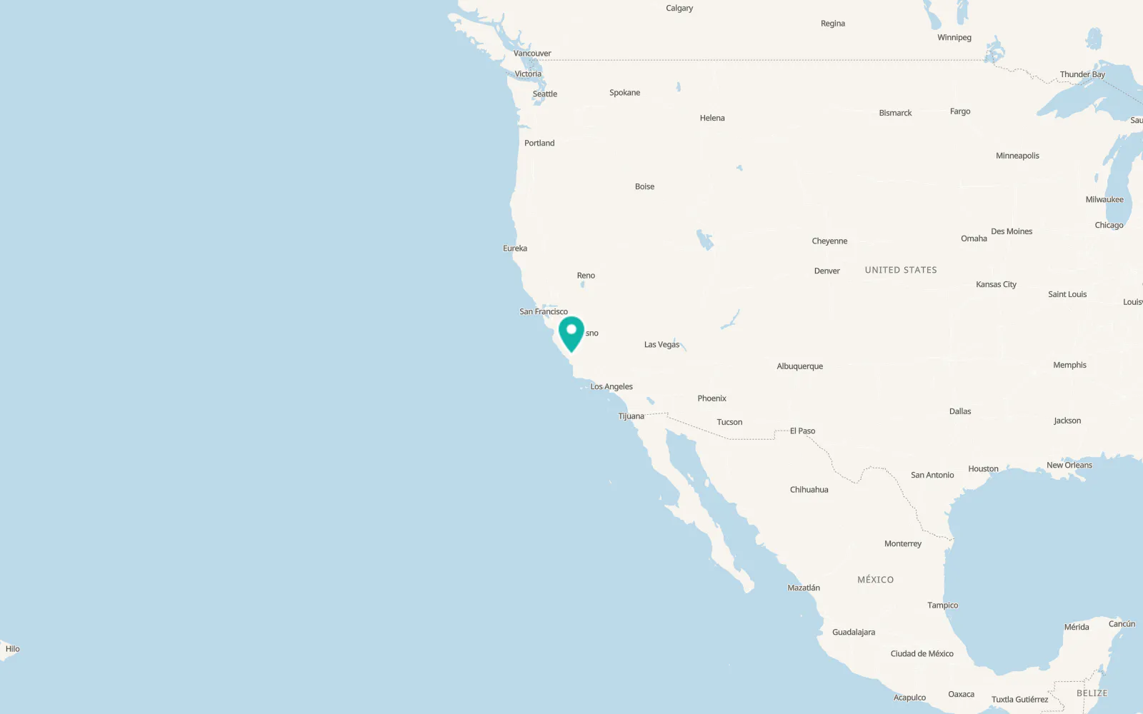 Map of Templeton