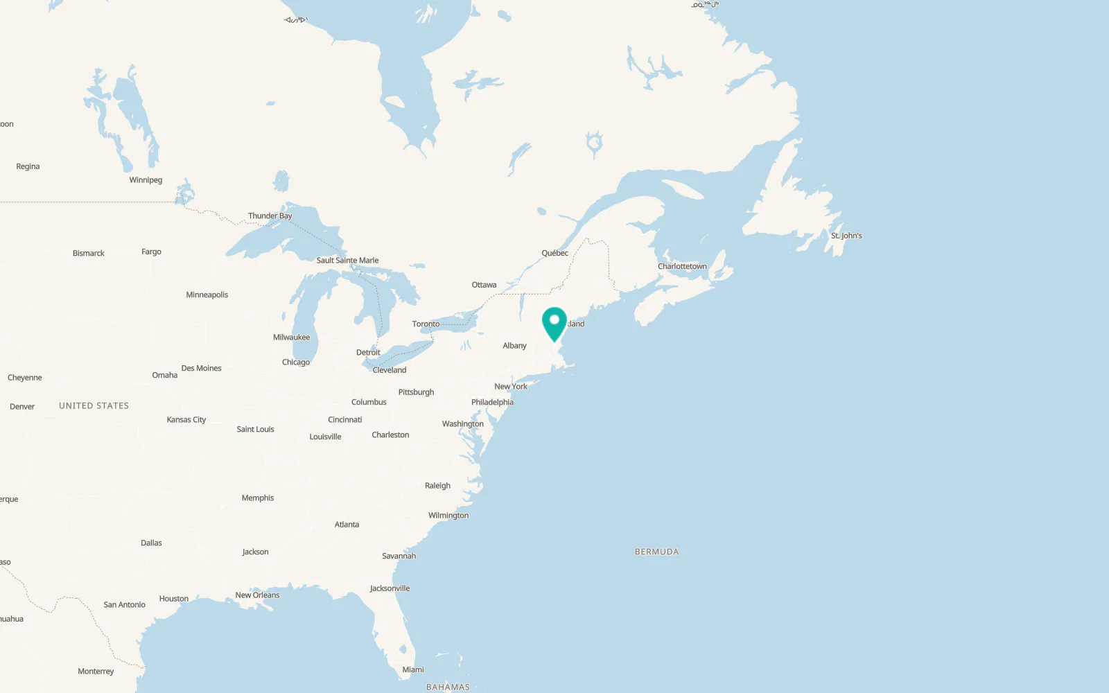 Map of Tewksbury