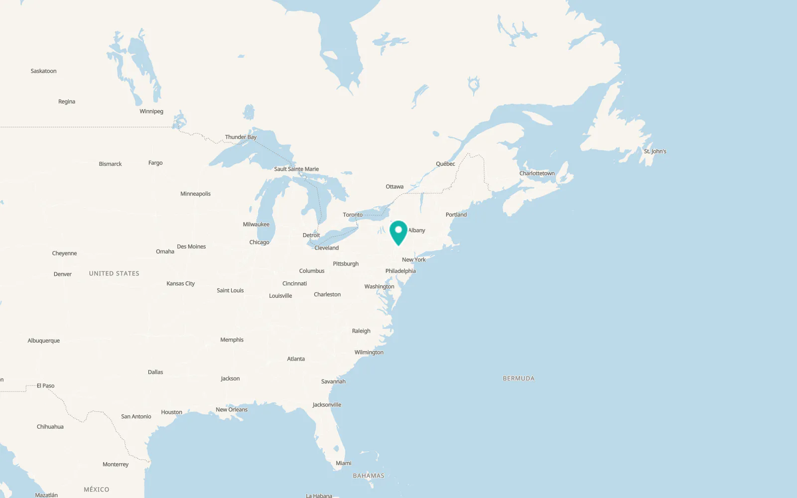 Map of The Hideout