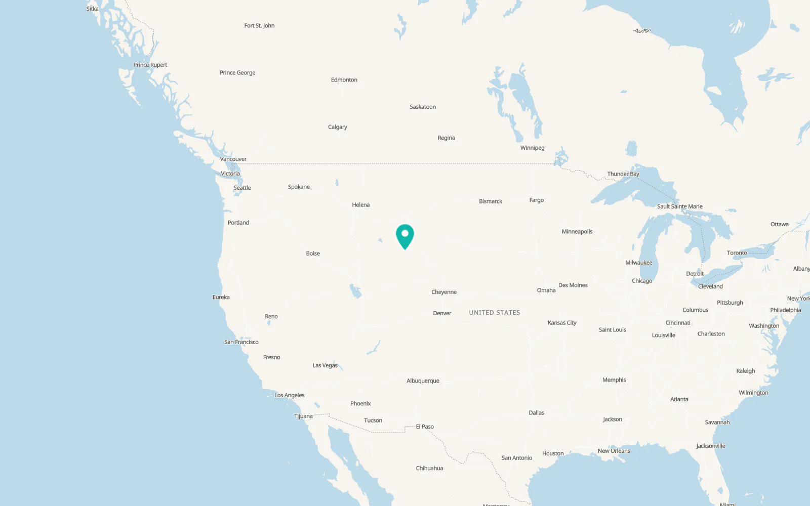 Map of Thermopolis
