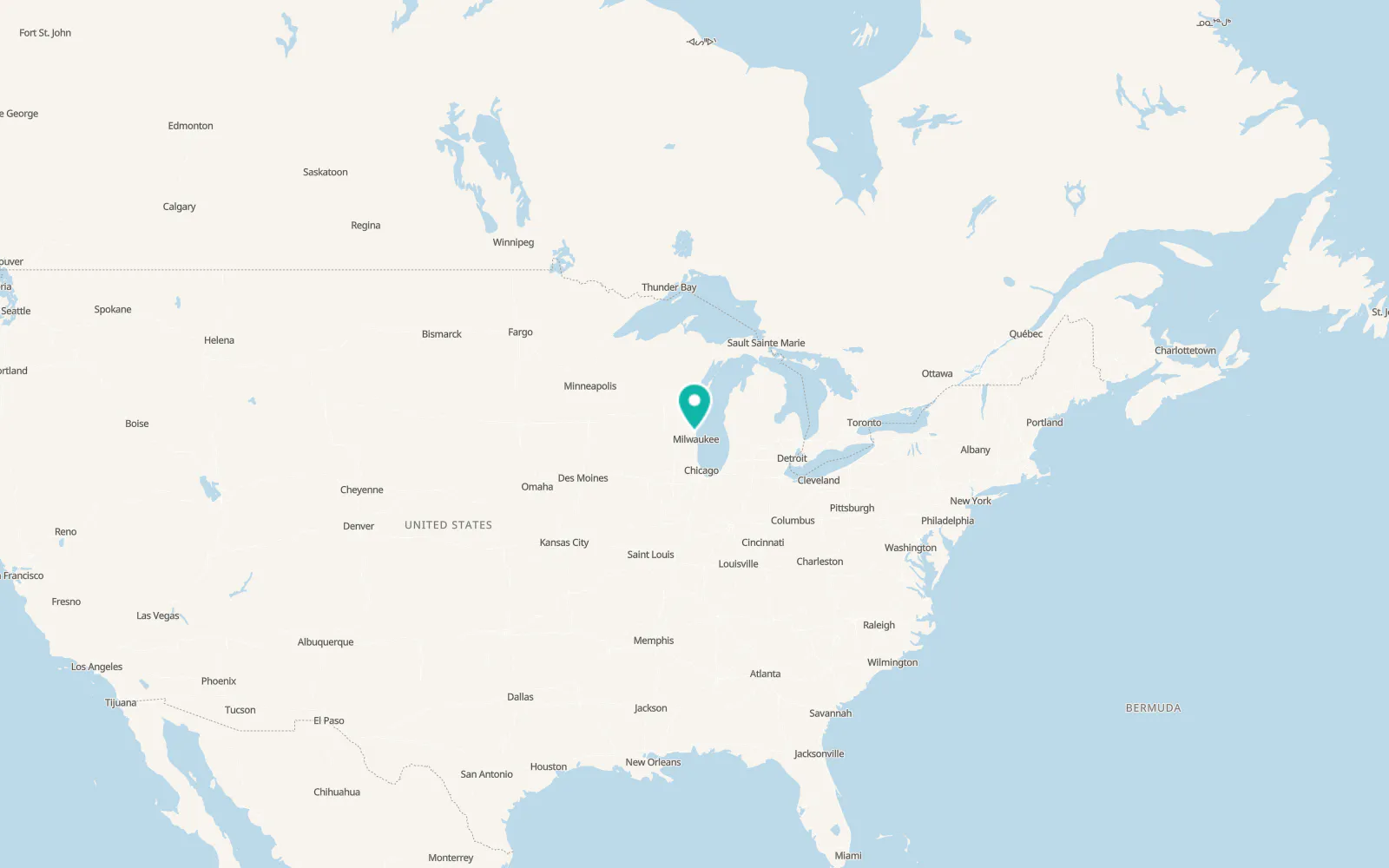 Map of Thiensville