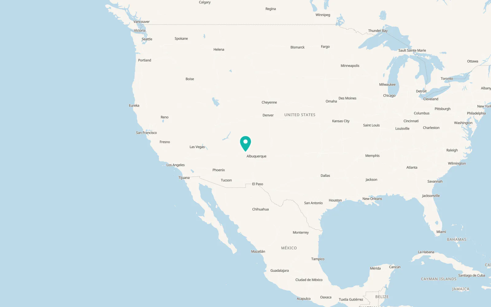 Map of Thoreau