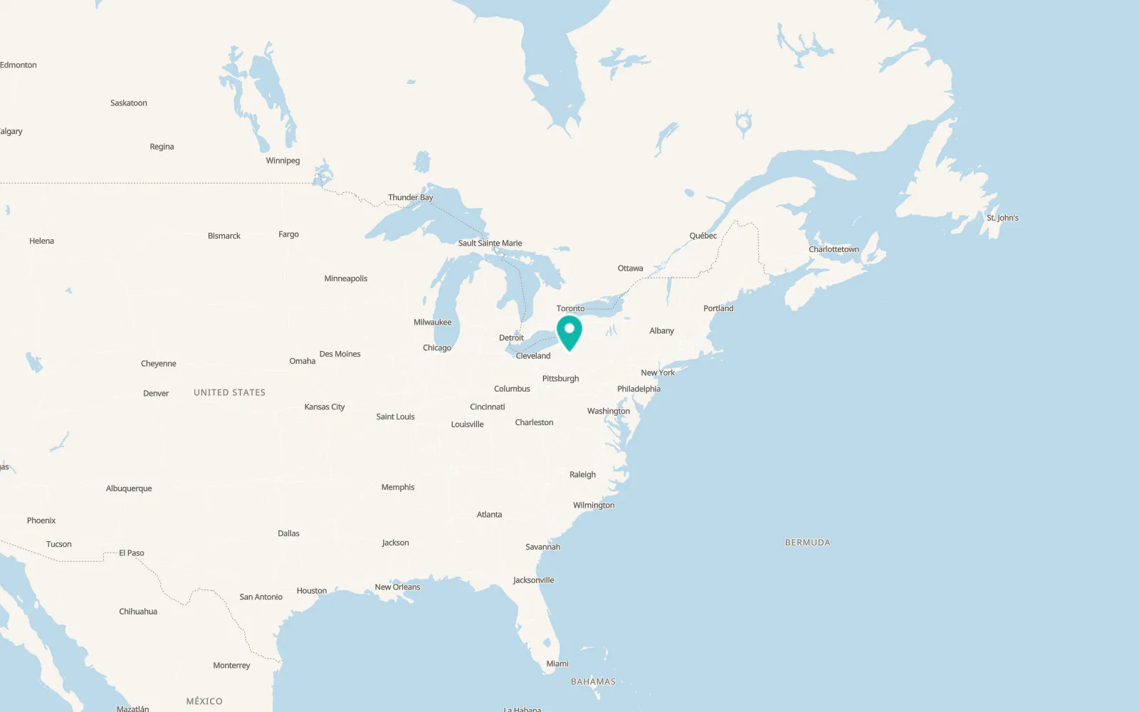 Map of Tionesta