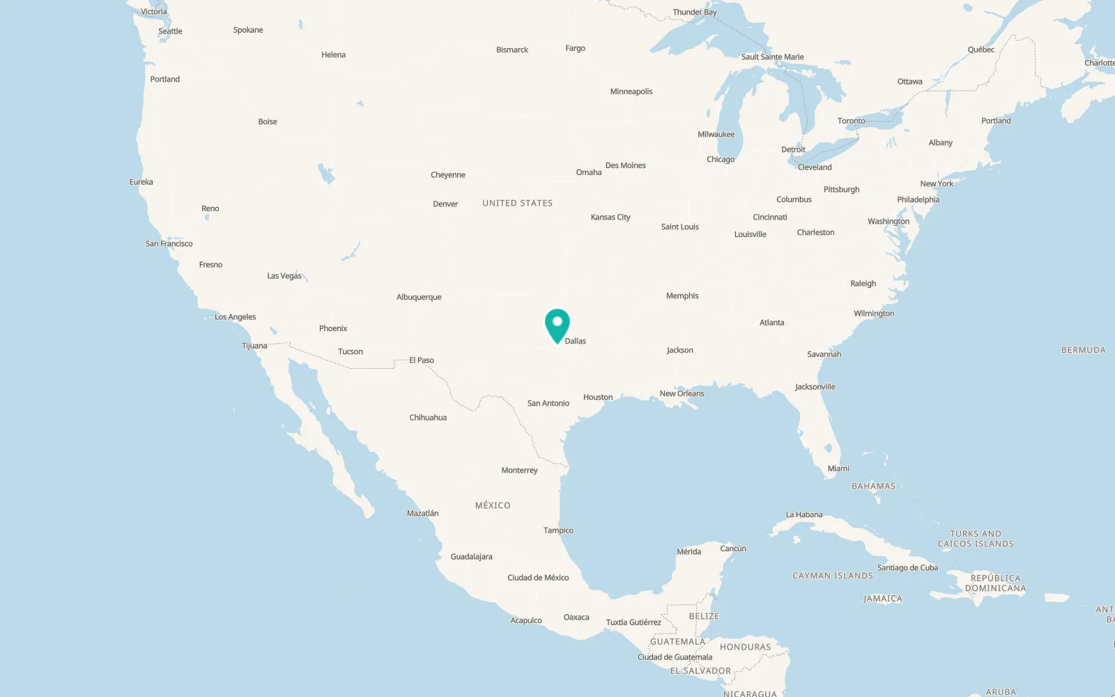 Map of Tolar