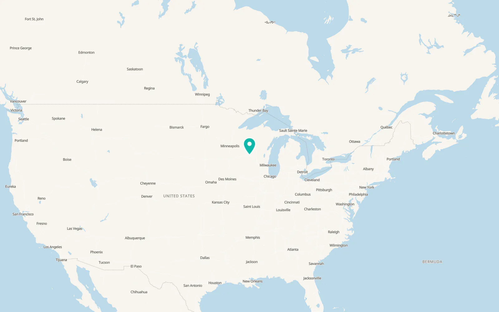 Map of Tomah